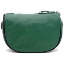 Женская сумка-седло Borsa Leather зеленая (K18569gr-green): Пол Женский
