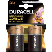Батарейки Duracell Basic D алкалиновые 1.5V LR20 2шт. (5000394052512): undefined undefined