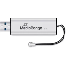 USB-флешка MediaRange 16GB USB 3.0 Black/Silver (MR915): Стандарт USB USB 3.0