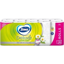 Zewa Deluxe Camomile Comfort Туалетний папір Ромашка тришарова біла 20 шт.: Класифікація Мас-маркет