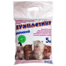 Песок Пухнастики без аромату 5 кг (крупный): Вид Минеральный