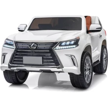 Детский электромобиль Bambi Racer Джип Lexus LX 570, белый (M 3906EBLR-1): Вид джип