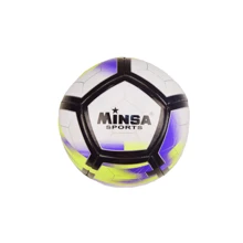 М'яч для гри Minsa E31270 футбольний (Фиолетово-жовтий): Вид Футбольные