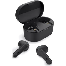 Навушники Philips TAT1138 True Wireless Black (TAT1138BK/00): Тип конструкції накладные