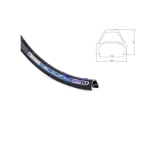 Колесо и обод Обод Author Helium Pro 559(26")x18/32 ,алюм. AL6061,двойной,пистонирован,380 грм,нипель FV,черный: Производитель Author