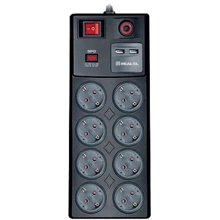 Сетевой фильтр REAL-EL RS-8F USB Charge: Количество розеток, шт 8