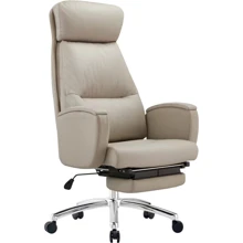 Кресло GT Racer B-6657A Cream: Тип для руководителей