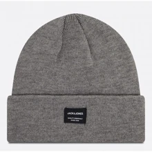 Мужская шапка Jack & Jones серая меланж (12092815): Производитель Jack & Jones