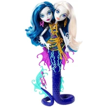 Кукла Monster High Близняшки-Змеючки (DHB47): Особенности Светится в темноте, На шарнирах