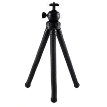 Гибкий прорезиненный штатив MSCAM Sillicon Tripod Black (15см): Тип аксессуара Гибкий прорезиненный штатив