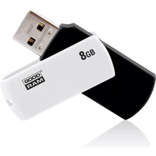 USB-флешка GOODRAM 8GB UCO2 USB 2.0 Black/White (UCO2-0080KWR11): Стандарт USB USB 2.0