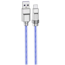 Кабель Hoco USB Cable to USB-C U113 Solid 100W 1m Blue: Тип USB Cable - USB-C
