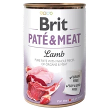 Brit Paté & Meat Lamb 0.4 кг: Тип Влажный корм