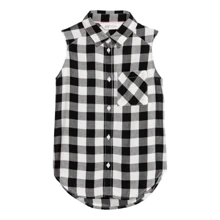 Рубашка H&M 9Z5057186 134 см черно-белая: Тип Рубашки