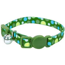 Ошейник Coastal Lit'l Pals Safe Cat для котят нейлон зеленый 0.8x20 см: undefined undefined