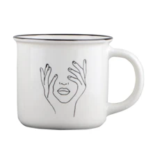 Кухоль Vittora Lady in white 370 мл (116971): Форма цилиндр