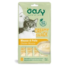 Лакомство для кошек OASY CAT Сreamy с Курицей (4х15) 60 г (8054329510704): Вид Паста