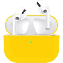 Чехол для наушников TPU Case Yellow for Apple AirPods Pro: undefined undefined