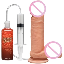 Кончающий фаллоимитатор Doc Johnson The D ULTRASKYN Perfect D Squirting - 7 Inch: Назначение Вагинальные