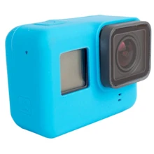 Силиконовый чехол для GoPro HERO7, HERO6 и HERO5 без рамки SHOOT XTGP347BLUE Голубой: Тип аксессуара чехол
