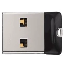 USB-флешка SanDisk 64GB Cruzer Fit USB 2.0 Black (SDCZ33-064G-G35): Стандарт USB USB 2.0