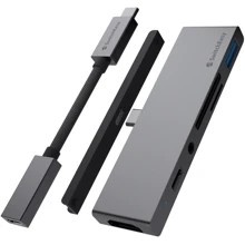 Адаптер SwitchEasy Adapter USB-C to USB+HDMI+USB-C+SD+3.5mm (GS-109-229-253-101): Колір серый