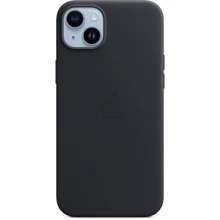 Чохол для iPhone Apple for iPhone 14 Plus Leather Case with MagSafe Midnight (MPP93) : Колір синий