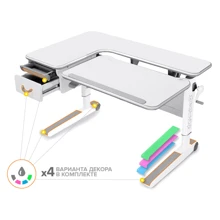 Детский стол Mealux Woodville Multicolor W (арт. BD-850 W/MC): Тип Парта