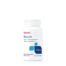 GNC Niacin 500 mg Ніацин 100 таблеток: Форма випуску таблетки