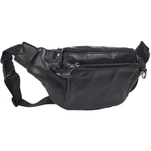 Мужская поясная сумка Buffalo Bags черная (SHIM8839A-black): Пол Мужской