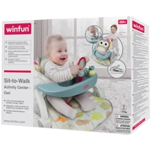 Стульчик-ходунки WinFun Sit to walk Activity center Owl (805001-NI): Цвет разноцветный