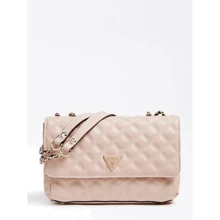 Женская сумка через плечо Guess Cessily Converrtible Xbody Flap светло-розовая (HWEV7679210-RWO): Пол Женский