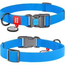 Нашийник WAUDOG Waterproof, водостійкий, пластикова пряжка 15 мм 23-35 см блакитний (27392): Виробник WAUDOG