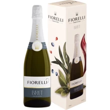 Вино игристое Fiorelli Brut, белое брют, 0.75л 11%, в подарочной упаковке (ALR16545): Объем, л 0.75