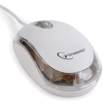 Мышь Gembird MUS-U-01-WT: Интерфейс подключения проводная USB