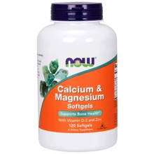 Now Foods Calcium & Magnesium Softgels, 120 Softgels: Тип Магний + Кальций
