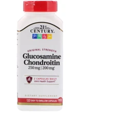 21st Century Glucosamine 250 mg Chondroitin 200 mg Original Formula 120 (Easy Swallow) Capsules (CEN-23023): Тип Глюкозамін