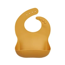 Нагрудник силиконовый Twins Bib TB-03-110, mango, желтый: Производитель Twins