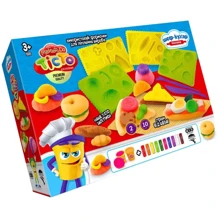 Креативное творчество Danko Toys "Тесто для лепки "Шеф-повар" TMD-17-01U…-04U с формочками (TMD-17-04U): Производитель Danko toys