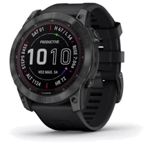 Смарт-часы Garmin Fenix 7X Sapphire Solar Carbon Grey DLC Titanium with Black Band (010-02541-11): Производитель Garmin