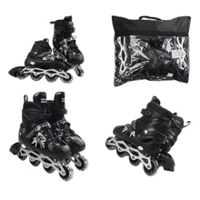 Раздвижные ролики Best Roller колеса PVC 45432-L (39-43) Черны: Цвет черный