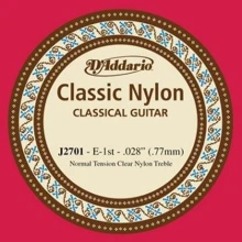Струна для гитар Струна D`ADDARIO J2701 CLASSIC NYLON NORMAL TENSION - 1ST: Тип Струна
