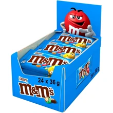 Упаковка драже M&M's Crispy з рисовими кульками в молочному шоколаді 24х36 г (УП5000159542814): Вага, г 864