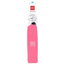 Миска складная WAUDOG Silicone 385х230х50 мм розовый (50807): Тип Миски