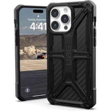 Чехол для iPhone Urban Armor Gear UAG Monarch Carbon Fiber (114298114242) for iPhone 15 Pro Max: Цвет черный