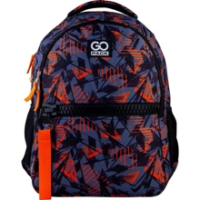 Рюкзак GoPack Сity 161-1 черный, оранжевый GO21-161M-1: Возрастная группа от 13 до 18 лет