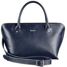 Женская сумка тоут Midi BlankNote темно-синяя (BN-BAG-24-navy-blue): Пол Женский