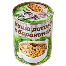 Консервы L'appetit Каша рисовая с бараниной 340 г (4820021840326): Вес нетто 340 г