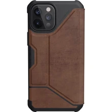 Чехол для iPhone Urban Armor Gear UAG Metropolis Leather Brown (112366118380) for iPhone 12 Pro Max: Цвет коричневый