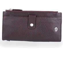 Жіночий гаманець ST Leather Accessories коричневий (NST420-coffee): Стать жіночий